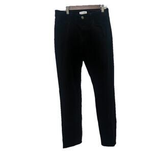 LOFT Women's Curvy Skinny Black Soft Corduroy Stretch Fabric Pants Size 28/6